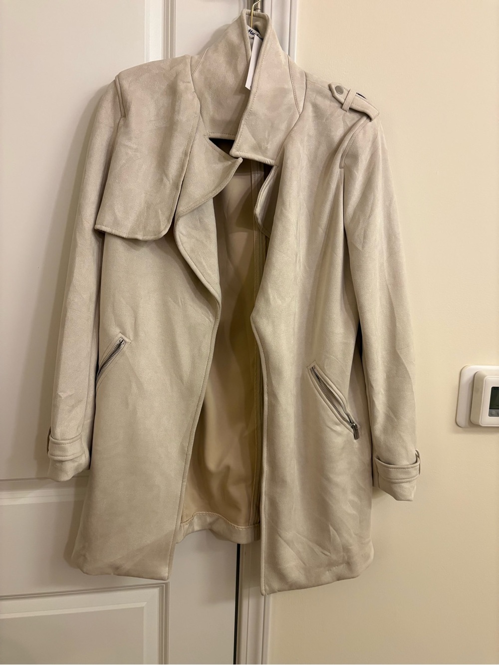 Women's Cream Trench Coat